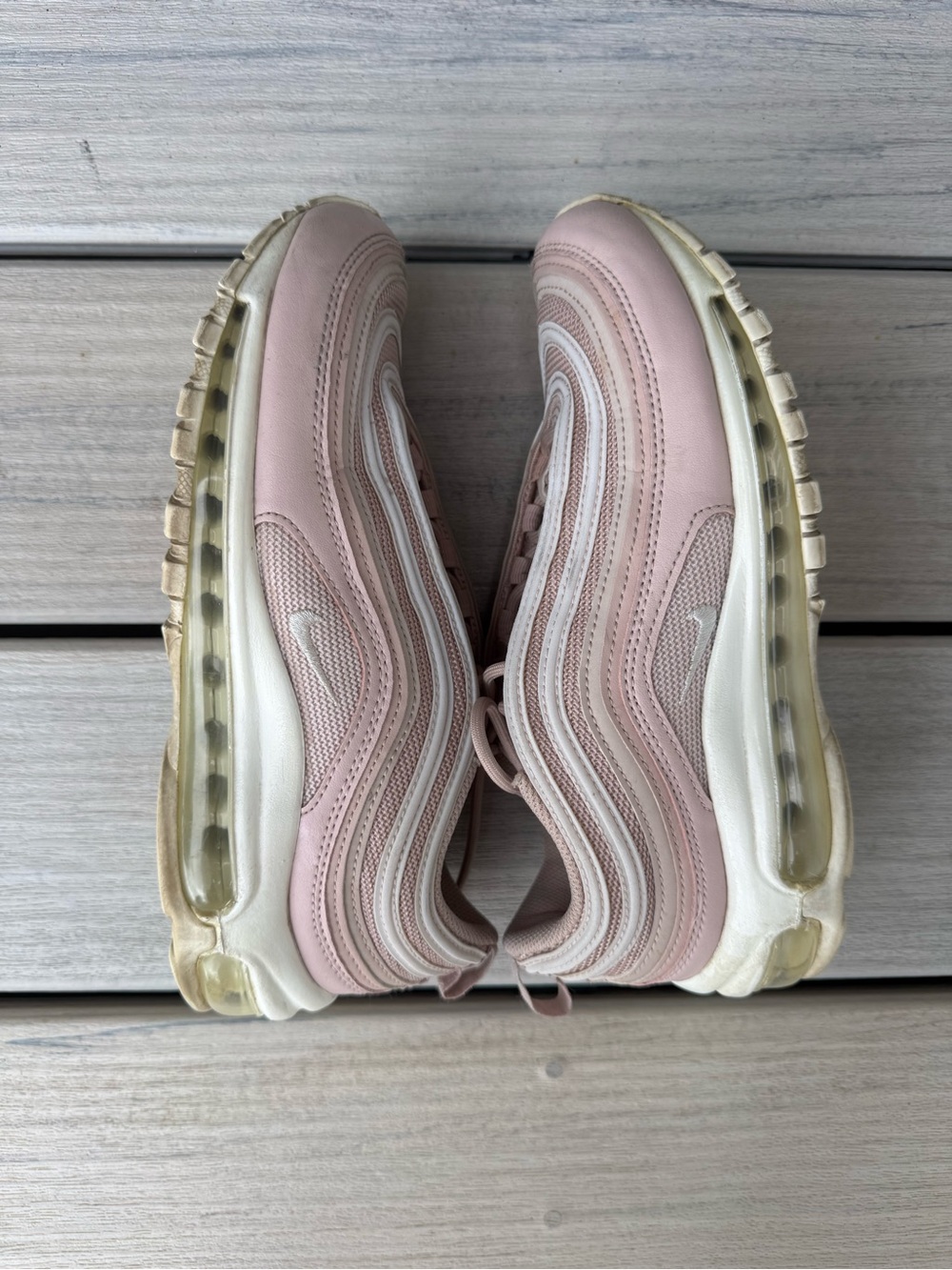 Nike Women’s Air Max 97 in Light Pink and White - Picture 3 of 8